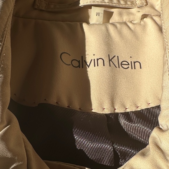 Calvin Klein Classic Women’s Tan Trench Coat - Picture 2 of 8